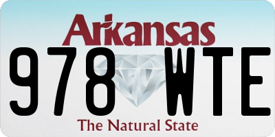 AR license plate 978WTE
