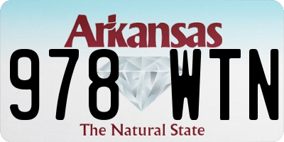 AR license plate 978WTN