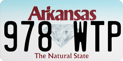 AR license plate 978WTP