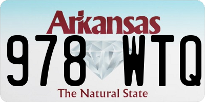 AR license plate 978WTQ