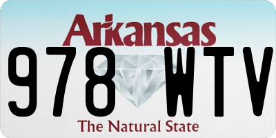 AR license plate 978WTV