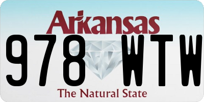 AR license plate 978WTW