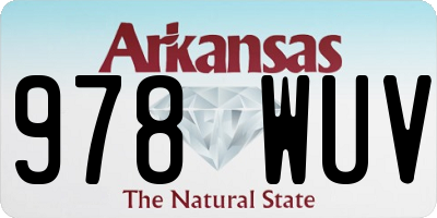 AR license plate 978WUV
