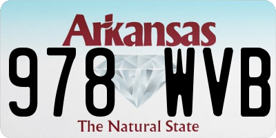 AR license plate 978WVB
