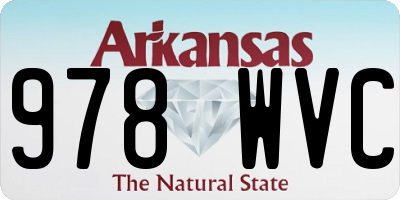AR license plate 978WVC