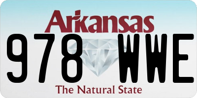 AR license plate 978WWE