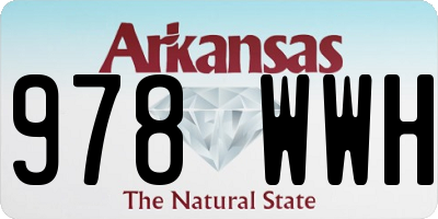 AR license plate 978WWH