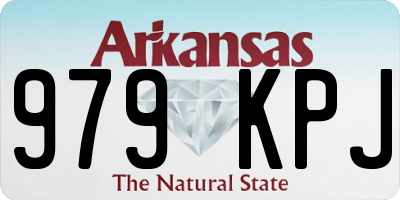 AR license plate 979KPJ