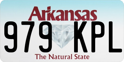 AR license plate 979KPL