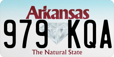 AR license plate 979KQA