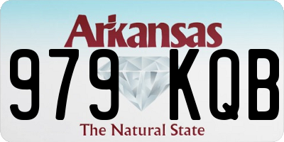 AR license plate 979KQB