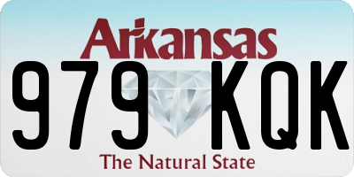 AR license plate 979KQK