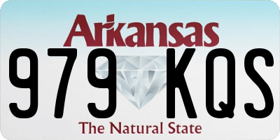 AR license plate 979KQS