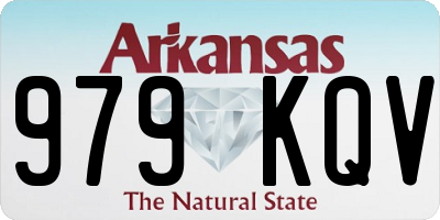 AR license plate 979KQV