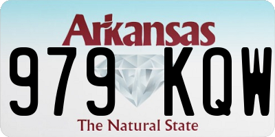 AR license plate 979KQW