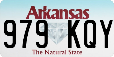 AR license plate 979KQY