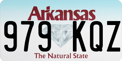 AR license plate 979KQZ