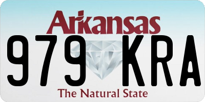 AR license plate 979KRA