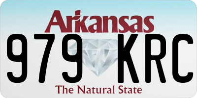 AR license plate 979KRC