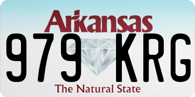 AR license plate 979KRG