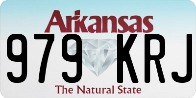 AR license plate 979KRJ