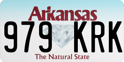 AR license plate 979KRK