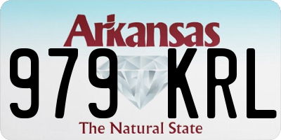 AR license plate 979KRL