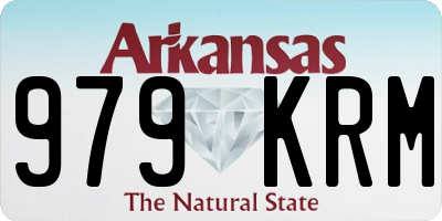 AR license plate 979KRM