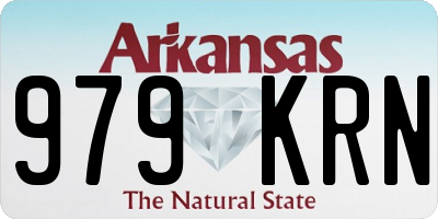 AR license plate 979KRN