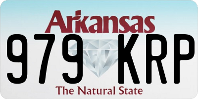 AR license plate 979KRP