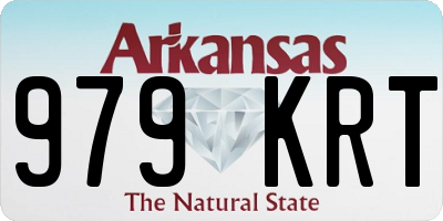 AR license plate 979KRT