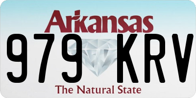 AR license plate 979KRV