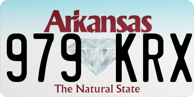 AR license plate 979KRX