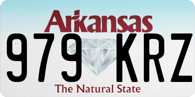 AR license plate 979KRZ