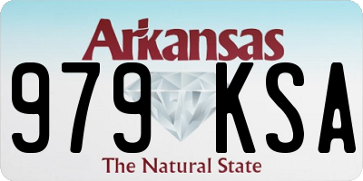 AR license plate 979KSA