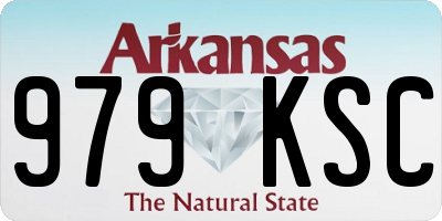 AR license plate 979KSC