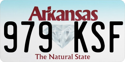 AR license plate 979KSF