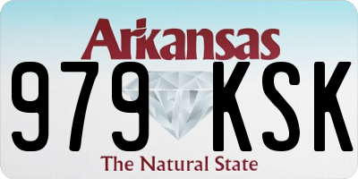 AR license plate 979KSK