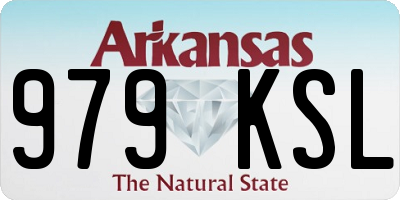 AR license plate 979KSL