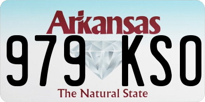 AR license plate 979KSO