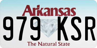 AR license plate 979KSR