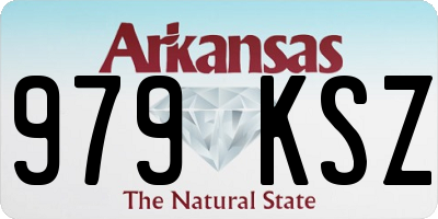 AR license plate 979KSZ