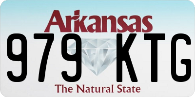 AR license plate 979KTG