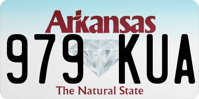AR license plate 979KUA