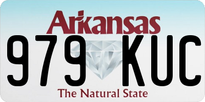 AR license plate 979KUC