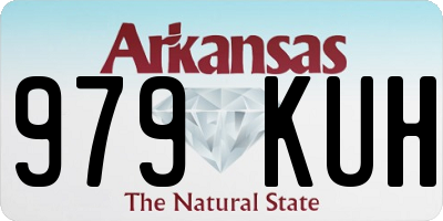 AR license plate 979KUH