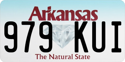 AR license plate 979KUI