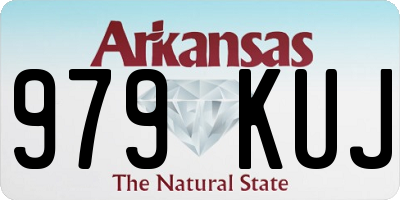 AR license plate 979KUJ