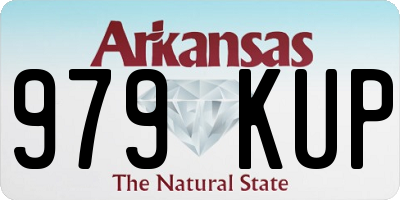 AR license plate 979KUP