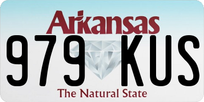 AR license plate 979KUS